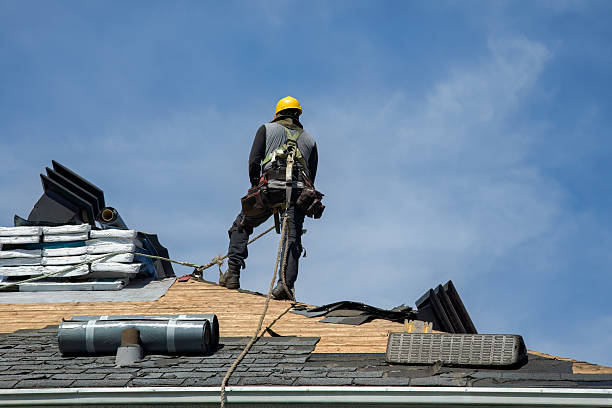 Professional Flat Roof Repair technician working in Alpine, TX
